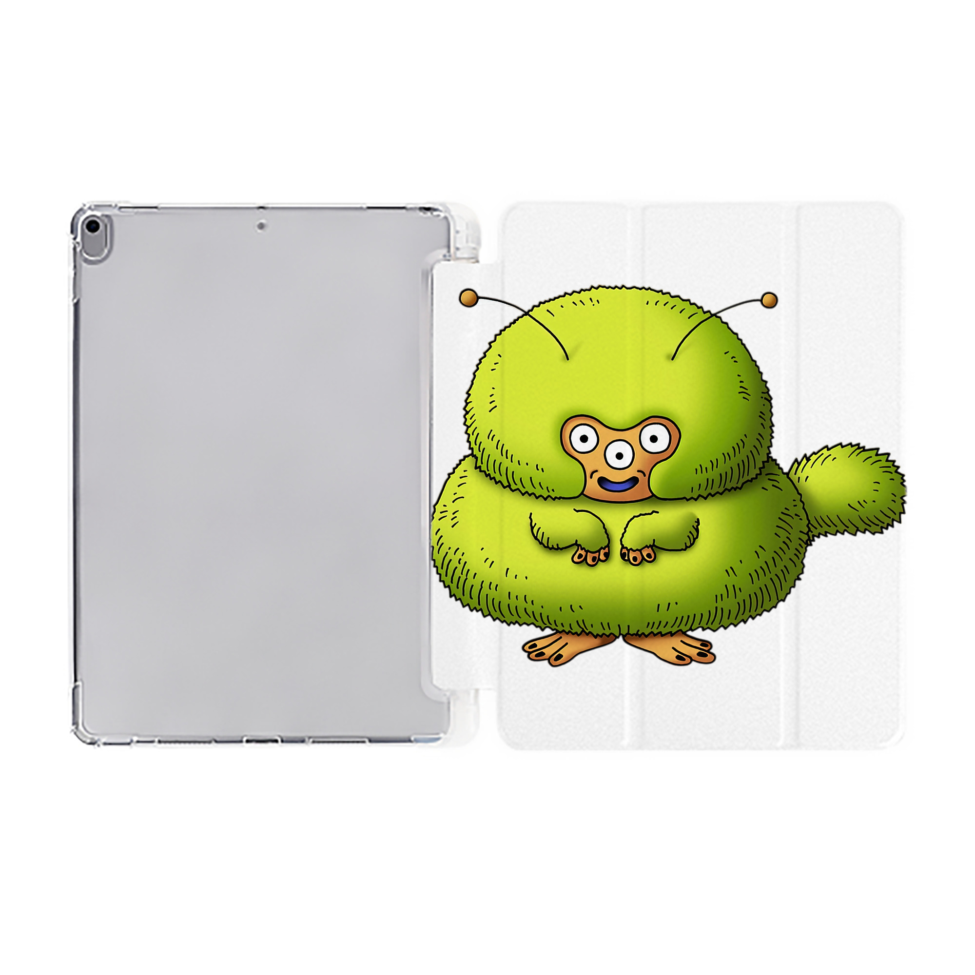 （画像用） ドラゴンクエスト Doragon Kuesuto Dragon Quest IPad ケース ペン収納付き 三つ折りスタンド PUレザー×シリコン 対応機種9.5/10.5/10.9インチ